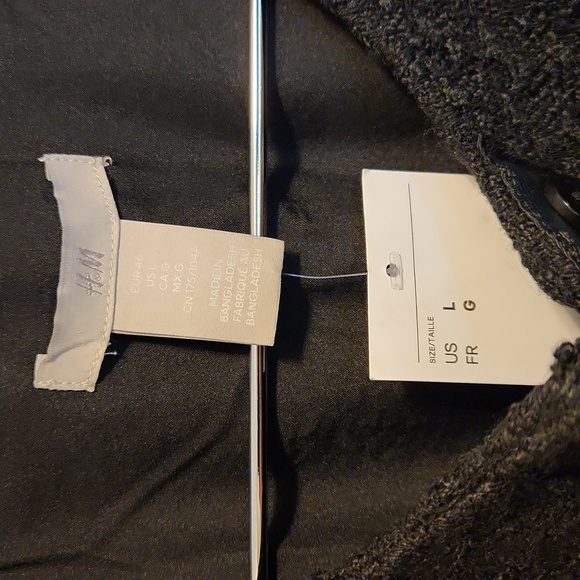 HM Black Bouclé Dress - Picture 3 of 8